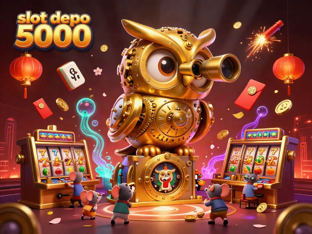 Experience the excitement of slot depo 5000 with vibrant slot machines and a dynamic casino atmosphere.